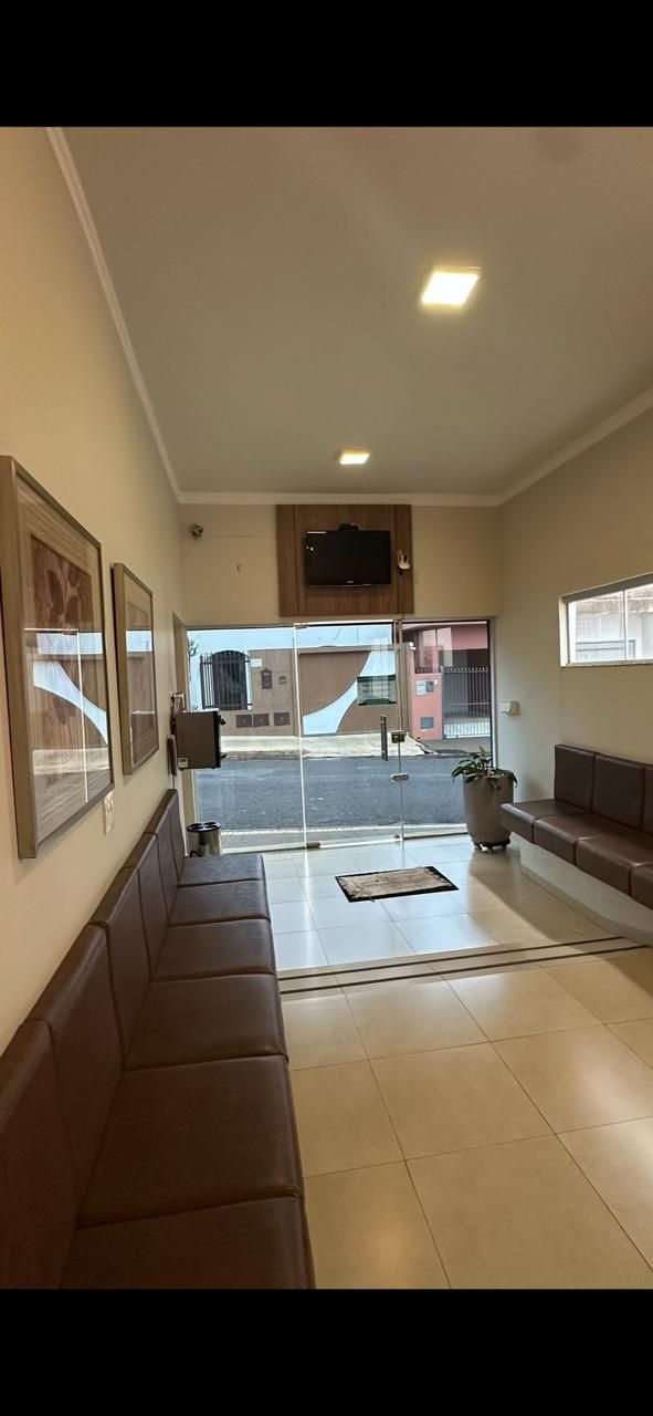 Recepção da clínica — entrada